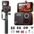 SJCAM SJ30 8K Action Camera with Dual Lens,7H Battery Handle,Low Light Camera,2.51” Flip Touch Screen, SteadyMotion 2.0 Stabilization,30M Waterproof,for YouTube Creator Vlogging,Motorcycling,Hiking
