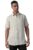 Men Grey Slim Fit Textured Half Sleeves Casual Shirt