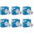 PHILIPS 12 Watt Chrome Reflector LED Ceiling COB Round Spot Light with Focused Beam | Cut Out: 102mm | Cool Day Light, Pack of 6 (Deco Bright)