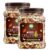 Go Vegan Nutmix 1Kg, Dried Almonds, Black Raisins, Cashewnuts, Cranberries, Black Dates & seeds Many More Pack of 2 (500g Each Jar) 500gm x 2=1kg