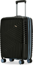 LATTITUDE by Provogue CORE 55 8W MIDNIGHT BLACK /ARCTIC BLUE Cabin Suitcase 8 Wheels – 20 inch