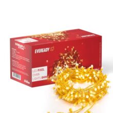 EVEREADY UTSAV 33 Feet Ultra Big 8MM LEDs String Light, Warm White, Pk 1 | 46 LEDs, BIS Approved, Decoration Lights for Diwali, Weddings, Home Decor, Festivals & More