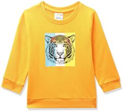 MINITATU Orange Boys French Terry Sweatshirt Age – 7-8 Years (MT-3273L-AN)