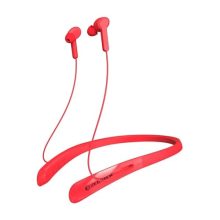 Zebster Z-Style 600 Wireless Bt Earphone With Neckband, Bulit In Rechargeable Comes With Call Function Its An Splash Proof And Magentic Earpiece With 24Hr Playback Time(Red) – In Ear