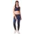 Vector X Osb-316 Women’S Sublimation Pattern Sports Bra With Legging Set For Practicing Yoga & Gym Fitness