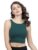 Tokyo TALKIES Women Regular Fit Boat NECKSleeveless Tops TTTP004240 Green XL