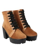 Shoetopia Girls Bt-London Tan Ankle Boot – 4 Uk (Girls-Bt-London-Tan)