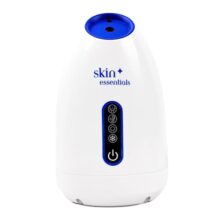 Nano Ionic Facial Steamer By Skin Essentials – 4 Steam Settings : Hot, Cold, Warm & Skin Beauty Steam – Led Display, Blackhead Remover, Deep Pore Cleansing, Hydrating Glow, Anti-Aging Skincare – Home Spa For All Skin Types -1-Year Warranty.