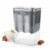 Milton 2 In 1 Greek Yogurt & Hung Curd Maker With Fine Mesh Strainer & Lid | Whey Separator | Hung Curd Strainer Box | For Homemade Yogurt, Curd, Paneer, Cheese & More | 1100Ml | Grey