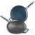 Ember Cookware Pre-Seasoned Cast Iron Tawa for Dosa & Roti 27 cm | 10-Year Warranty | 30% Lighter, Non Stick Induction Cookware | Non Stick Dosa Tawa | Heavy Duty Cookware | Blue