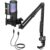 TONOR RGB USB Gaming Microphone Kit, Podcast Microphone for PC, One-tap Mute for Streaming, Cardioid Condenser Microphone for PS4/5 Gamer Youtuber, Studio Mic Bundle with Adjustment Arm Stand