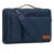 motirama Shoulder Bag,14 inch Computer Bag Compatible with MacBook Air 15 inch M4 M3 A3114 M2 A2941/Pro A1990 A1707,Side Open Messenger Bag with 4 Zipper Pockets&Handle, Haze Blue(Grey)