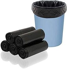 Primelife Black Garbage Bags Medium 90 Pcs | 30 Pcs X Pack Of 3 Rolls | 19 X 21 Inch | Dustbin Bags/Trash Bags/Dustbin Covers For Wet And Dry Waste