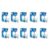 Philips 9-Watts B22 LED Cool Day White LED Bulb, Pack of 10, (Ace Saver)