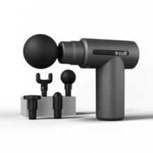 Cult Impact Deep tissue massage gun, 3000mAh battery, 6-speed intensity, Silicone round head, Full body gun massager.