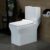 Plantex Platinum Ceramic Commode For Toliet/One Piece Western Toilet Commode/Commode With Soft Close Toilet Seat – S Trap Outlet (White)