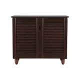 HomeTown Kaira Engineered Wood Shoe Rack in Wenge Colour