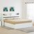 Home Centre Polaris Halo King Bed with Hydraulic Storage – White