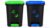 Cello Plastic Step-On Pedal Garbage Dustbin (50 L, green/blue)