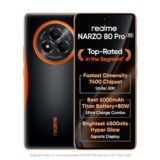 Realme Narzo 80 Pro 5G (Nitro Orange,8Gb+256Gb) | Segment’S 1St Mediatek Dimensity 7400 Chipset | 6000Mah Titan Battery + 80W Ultra Charge | 4500Nits Hyperglow Esports Display | Ip69 Waterproof