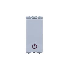 Wipro Northwest Nowa 6A One Way Switch With Indicator, White (Pack Of 20)