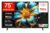 TCL 189 cm (75 inches) 4K Ultra HD Smart QLED Google TV | HDR 10+ | 120Hz Game Accelarator | Dolby Vision & Atmos | 30W Speaker Output | 75T6C