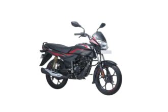 Bajaj Platina 110 Es Drum Motorcycle Black Red Ex-Showroom
