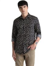 Jack & Jones Slim Fit Shirt(12256005_Jet Black_L)