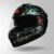 STUDDS Drifter D2 Leopard Chameleon Graphic ISI & DOT Certified Full FACE Helmet Inner Sun Visor and Spoiler (Black – L)
