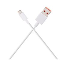 Xiaomi Sonic Charge Type C 100 Cm Cable|Usb To Type C|Supports All Chargers Upto 33W|Compatible For Smartphone,Tablet, Accessories|Supports All Fast Charging Devices|Sturdy, White