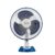 Polycab Aery 400mm Oscillating Table Fan For Home, Office | Aerodynamic Blades with cutting edge design | 100% Copper Winding Motor | 2 Years Warranty【Sky Blue】