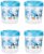 Aristo Store Queen111 Plastic Storage Container-320 ml (4 PCS SET)