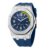 Daniel Hechter Paris Grenelle Collection Analog Watch for Men – Stainless Steel Bezel, Silicone Strap with Textured Dial and Date Display – DHM1015