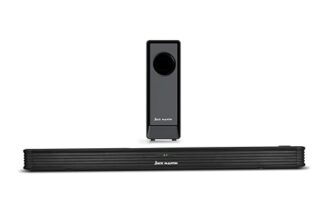 JACK MARTIN HarmoniBar X-777 5.1 Channel Soundbar with Wireless Woofer – 140W RMS, Bluetooth, Multiple Connectivity Options – Black