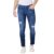 Spykar Mid Rise Tapered Fit Blue Jeans for Men (Size: 34)-MDANK1BD133_Dark Blue