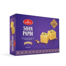 Haldiram’s Cow Ghee Soan Papdi, 400Gm, Indian Sweets Diwali Gift Pack