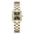 Daniel Hechter Paris Manon Collection Analog Quartz Watch for Women, Sunray Rectangular Dial, Crystal-Studded Stainless Steel Case, Roman Numerals Display, Stainless Steel Strap