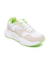 U.S. POLO ASSN. Womens Zuri Nude Sneaker – 3 UK (1FD22632A03)