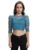 Tokyo Talkies Women’s Puff Sleeve Lace Crop Top | Elegant & Feminine Design for A Chic Look | Puff Sleeves | Elegant & Trendy | Tops for Woman | Women Tops | Stylish Top