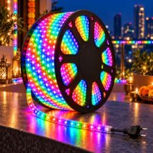 Desidiya 50M LED Rope Light Multicolor Lights for Decoration | Meter Waterproof Cove Light for Ceiling | LED Pipe Light for Home Decor | Led Strip Lights for Diwali Decoration
