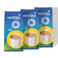 Amazon Brand – Vedaka Premium Tea | 1.5 Kg | 500 g x Pack of 3 | Rich Taste & Refreshing Aroma | Exclusive Chai Blend | Black Tea | No Artificial Colours & Preservatives