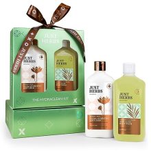 Just Herbs Saffron Malai Body Milk And Salicylic Body Wash, Acne Control Body Hydraclean Kit For Men And Women – Combo Gift Set (2 X 300Ml)
