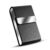 Storite Verticle Card Holder, Pu Leather And Stainless Steel Credit Card Wallet, Business Card Holder For Men And Women (Black -9X1X6Cm)