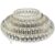 Decorative German Silver Tray Set of 4 Sets Designer Set Trays I Gifting Trays Set [Display for Home Wedding and Festive Decor Size 10 inch 8 inch 6 inch 4 inch. Without Stand Flat Trays.