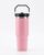 T&T KART Stainless Steel Vacuum Insulated Tumbler with Handle & Straw | Leakproof Travel Mug for Hot & Cold Drinks | Large Capacity Reusable Cup (900ml-lightpink)