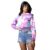 Leriya Fashion Women Lycra Top Regular Fit Western (Dupli-LF-W1643_Purple_M)
