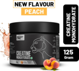 BeastLife Super Micronized Creatine Monohydrate | NABL Lab Tested | 100% Pure Creatine(125 g, Peach)