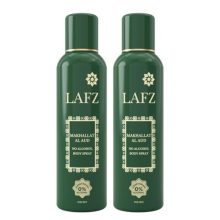 Lafz No Alcohol Deodorant Body Spray For Men & Women, Combos (Makhallat Al Aud Pack Of 2)