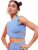 Tokyo Talkies Blue Solid Top