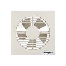 Crompton Axial Air High-Speed Plastic Exhaust/Ventilation Fan (150 Mm/6 Inches, White, Pack Of 1)